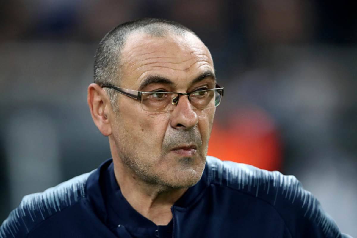 Maurizio Sarri conferenza stampa Juve