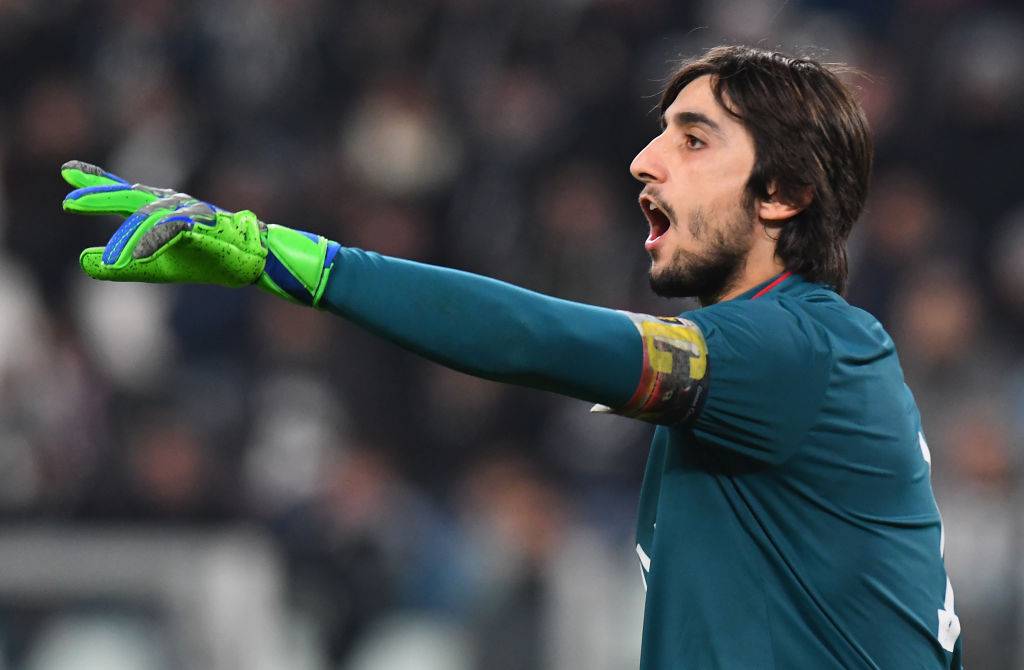 Perin saluta la Juventus