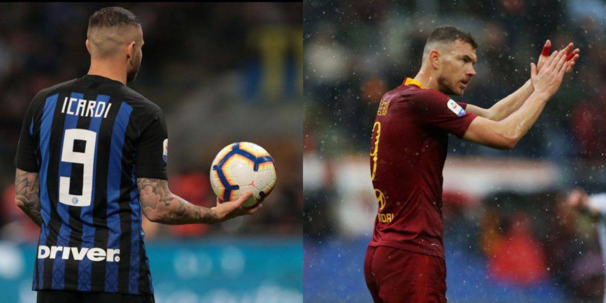 Icardi e Dzeko possibile scambio