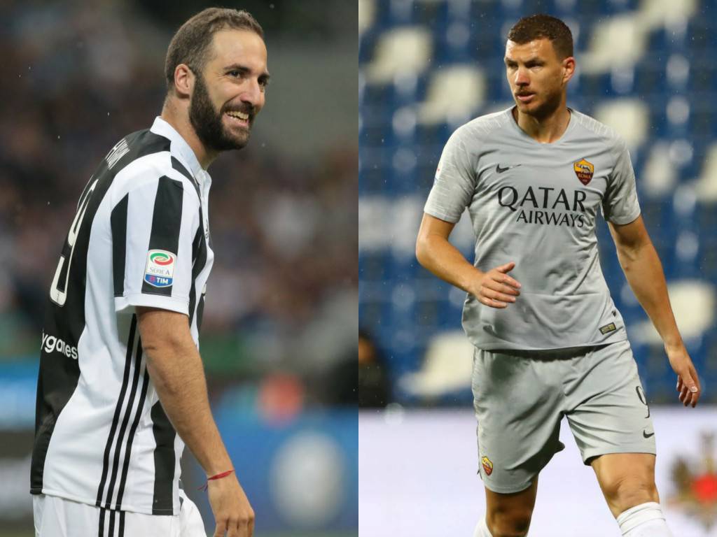 Higuain verso la Roma. Dzeko all'Inter