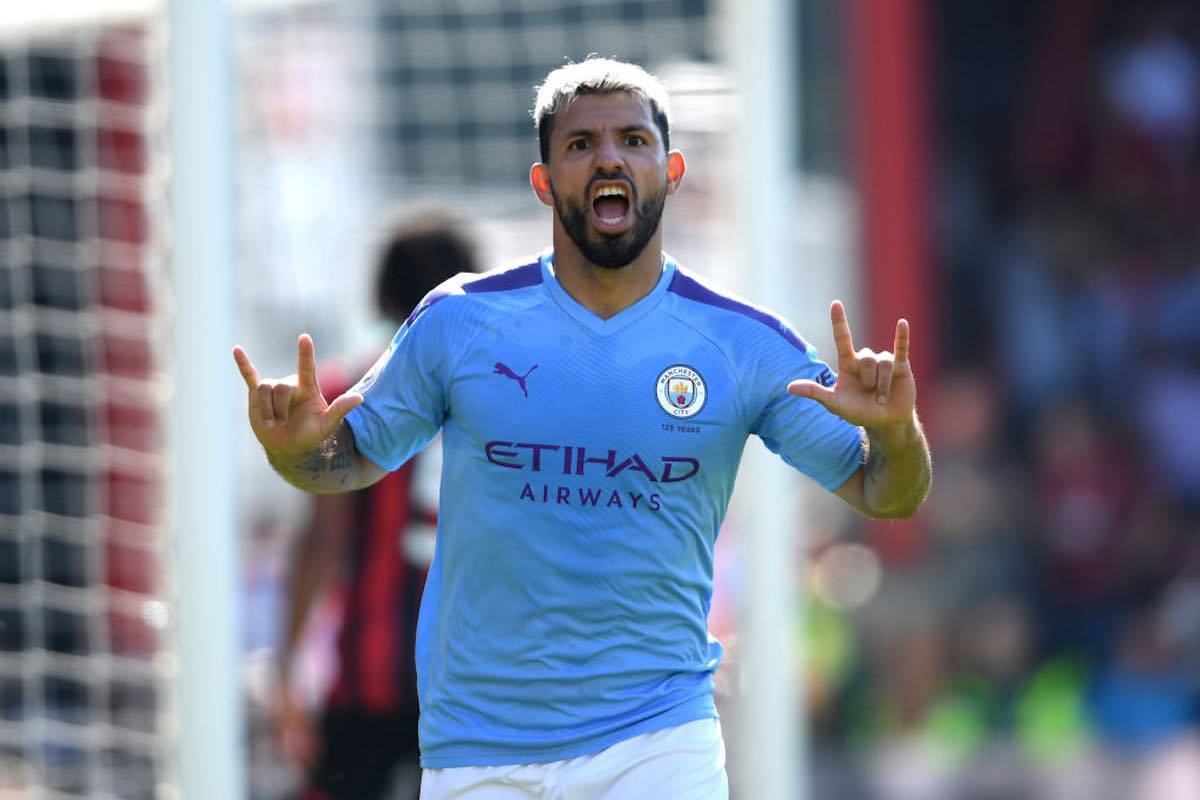 Bournemouth-Manchester City 1-3 super Aguero