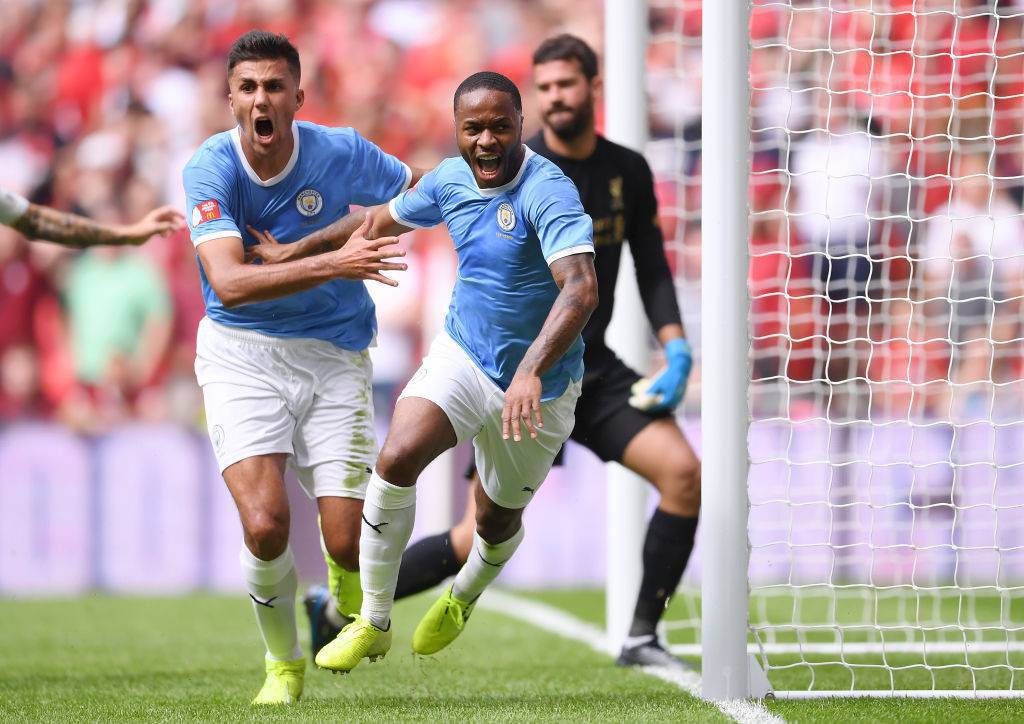 Sterling, gol in City-Liverpool di Community Shield