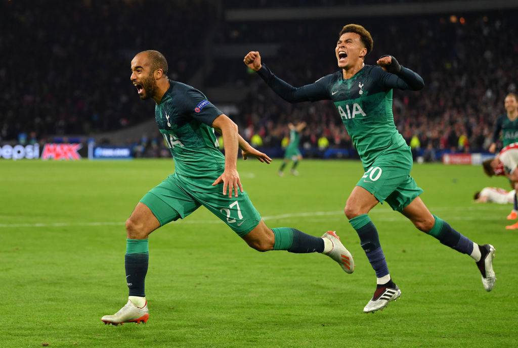 Il gol di Lucas Moura in Tottenham-Ajax