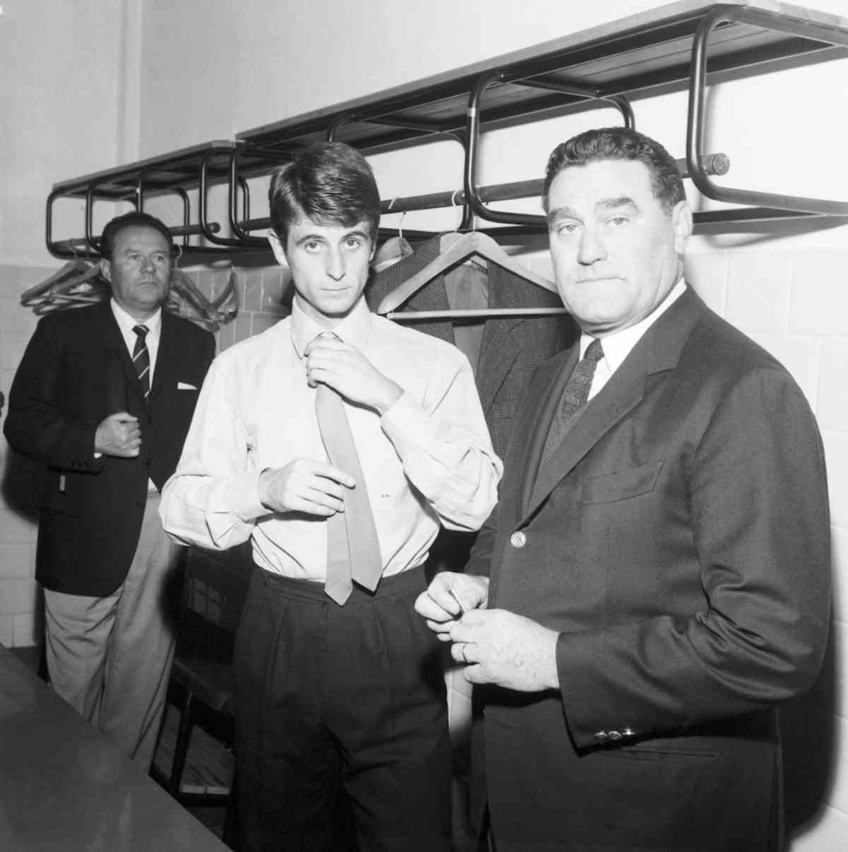 Ginni Rivera e  Nereo Rocco nella stagione 1967-68