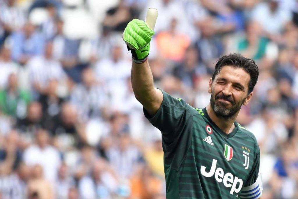 Buffon con la Juventus