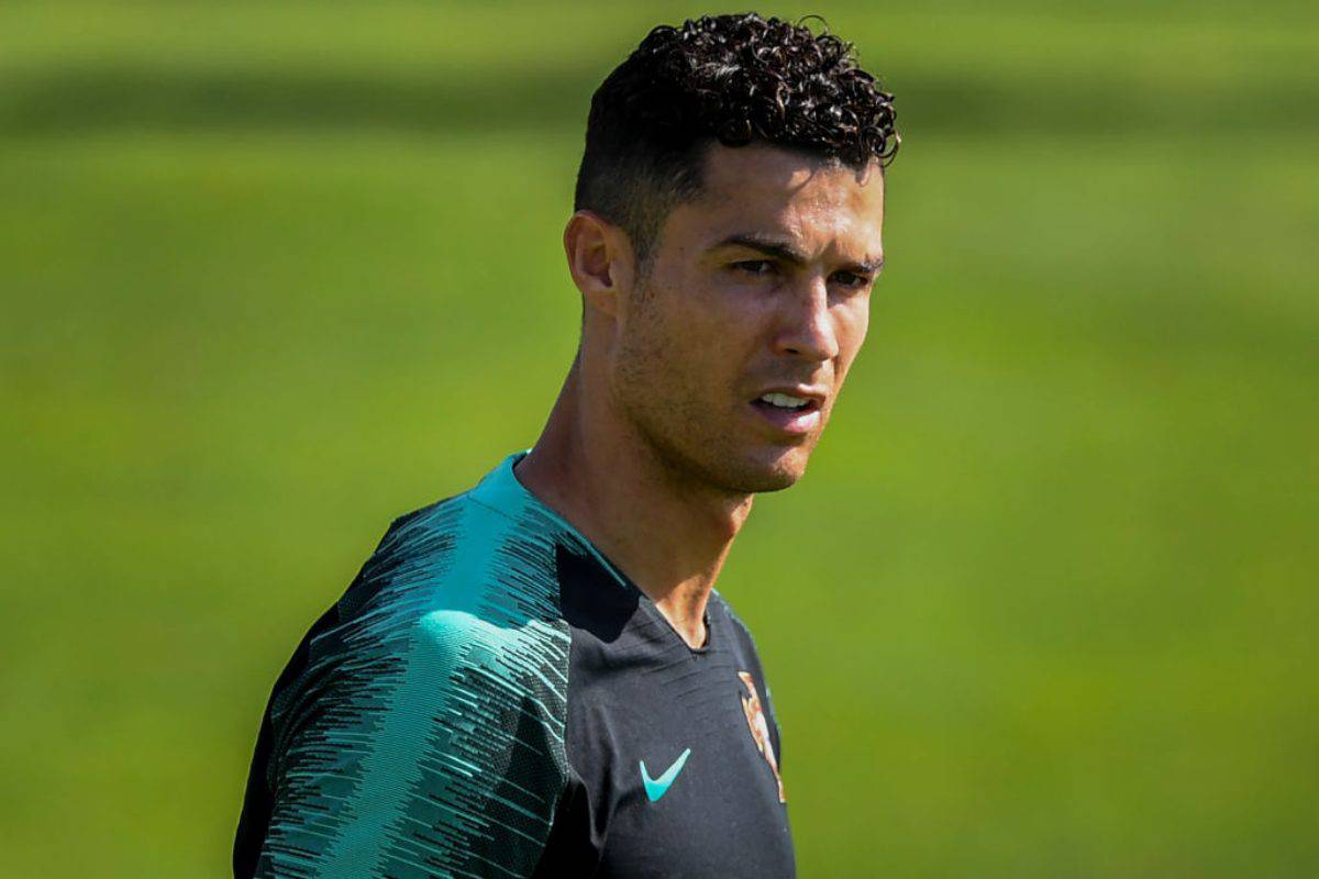 Cristiano Ronaldo in campo col Portogallo