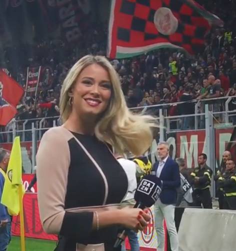 Diletta Leotta presenta il derby di Milano