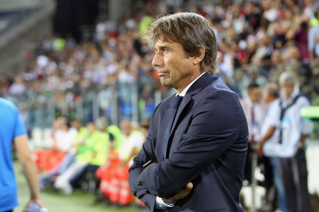 Conte nel post gara di Cagliari