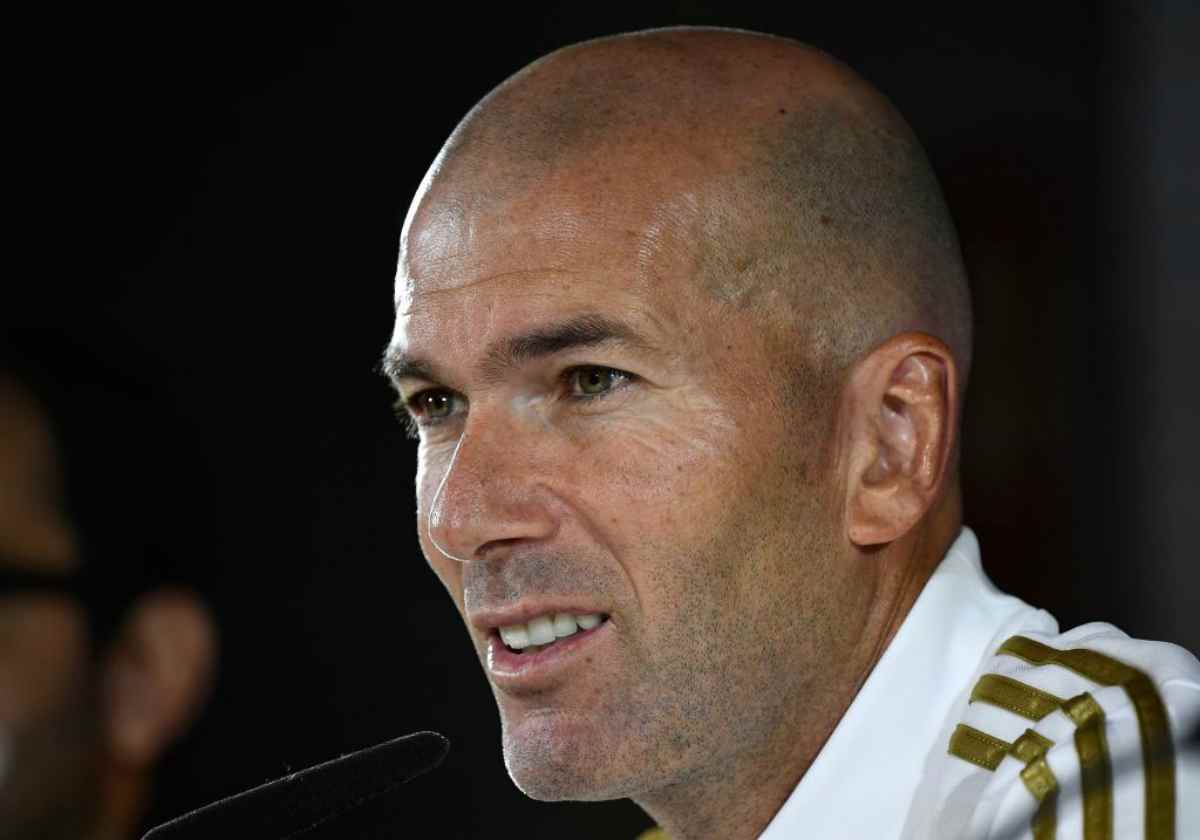 Zinedine Zidane, allenatore del Real Madrid