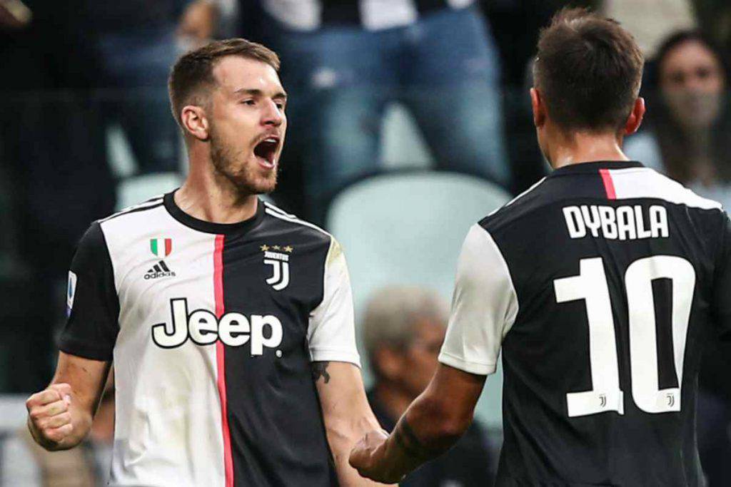 Aaron Ramsey, primo gol con la maglia della Juve