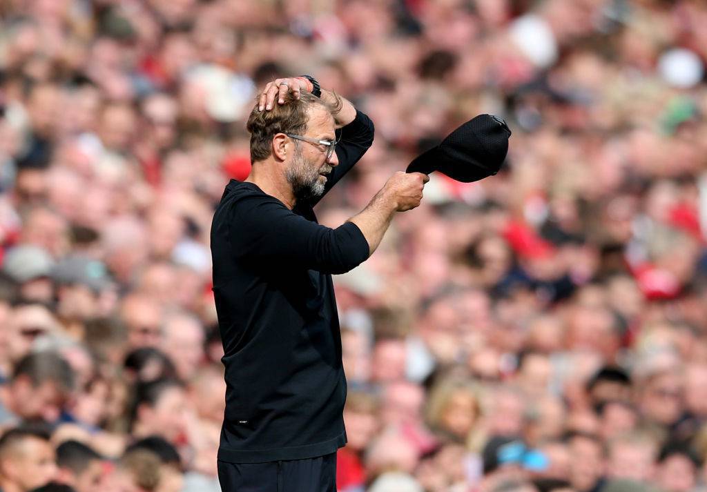 L'allenatore del Liverpool Jurgen Klopp