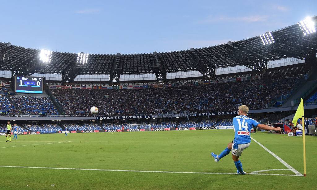 Lo stadio San Paolo messo a nuovo