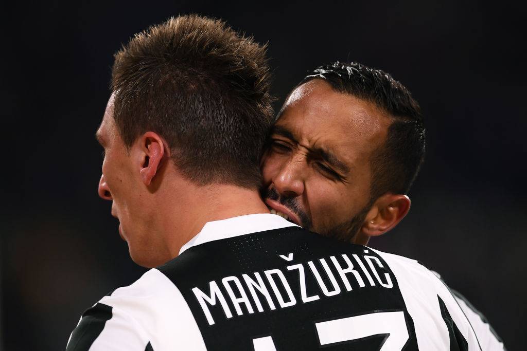 Mario Mandzukic con Benatia