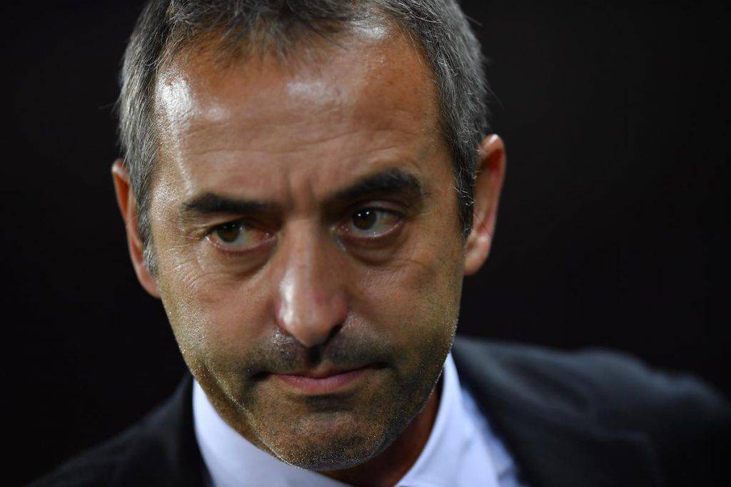 Giampaolo nel post gara col Torino