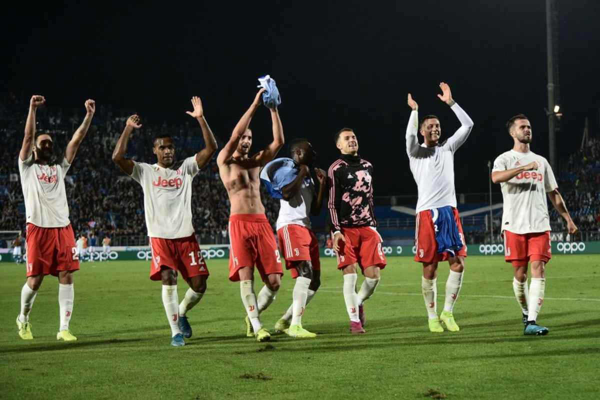 La Juventus festeggia la seconda vittoria consecutiva