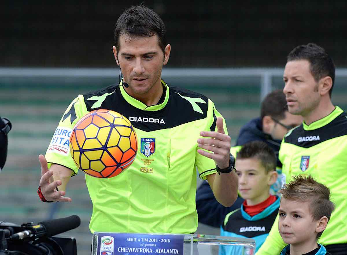 Serie A, gli arbitri di domani: Verona-Napoli affidata a Pasqua