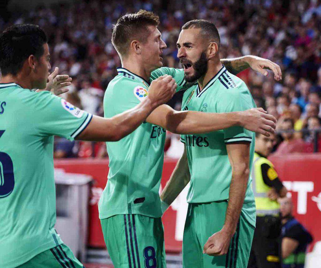 Siviglia-Real Madrid, decisivo Benzema
