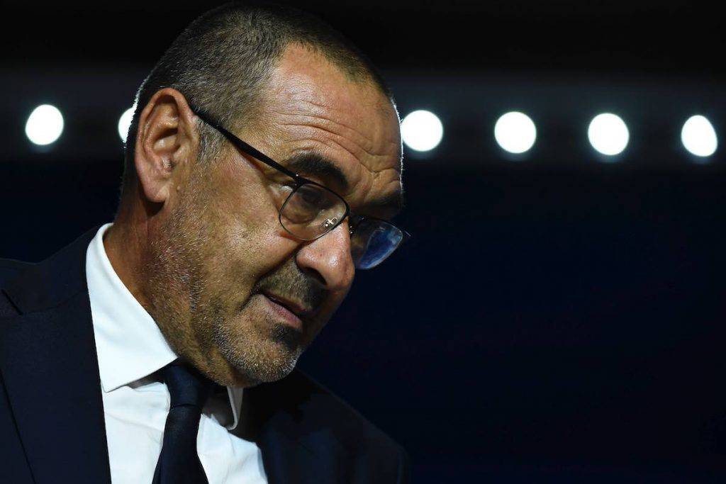 Sarri alla vigilia della gara di Champions League col Bayer