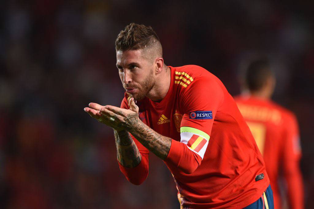 Sergio Ramos, record di presenze con la Spagna