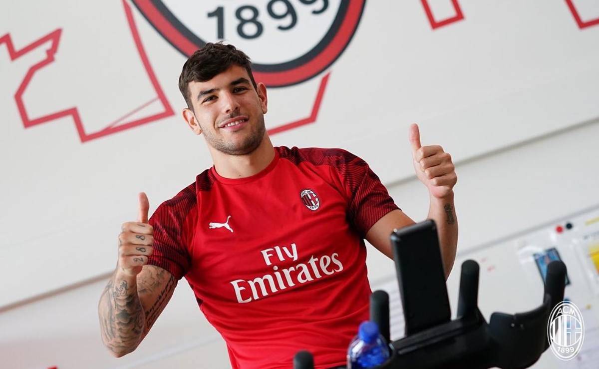 Theo Hernandez pensa all'Inter