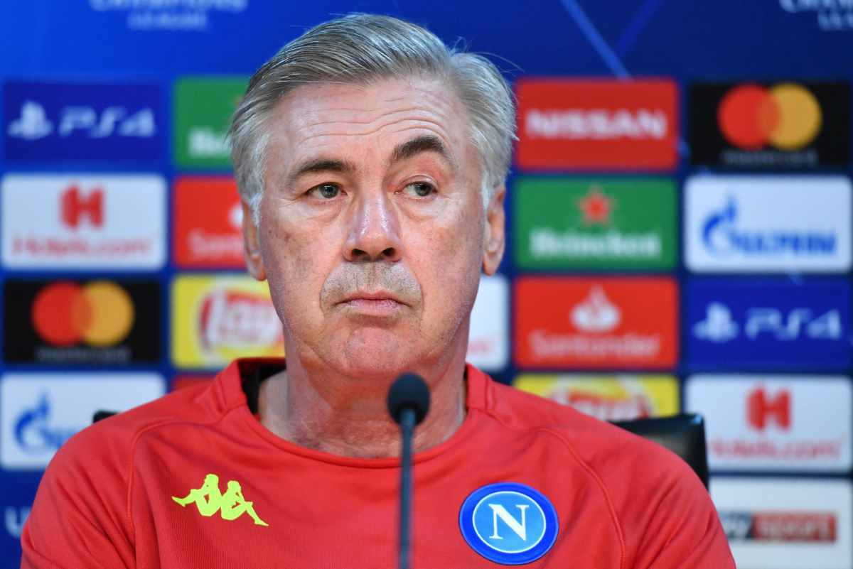 Carlo Ancelotti, allenatore del Napoli