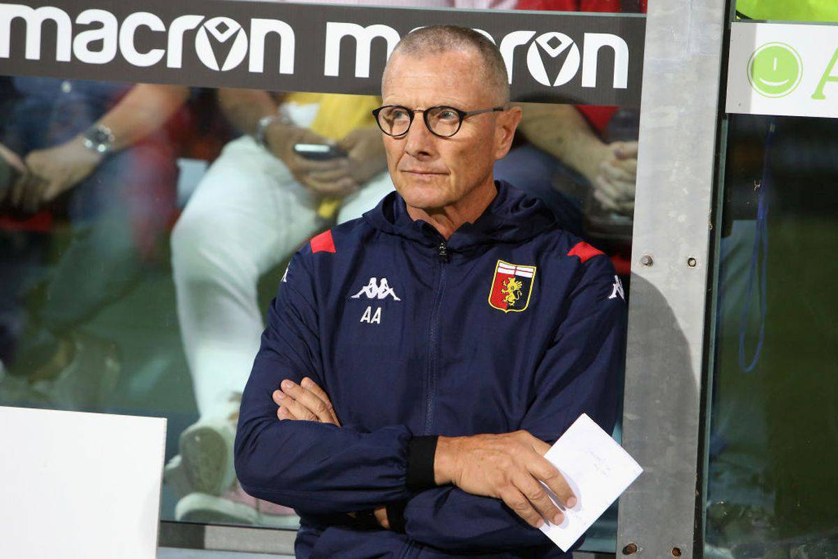 L'allenatore del Genoa Aurelio Andreazzoli