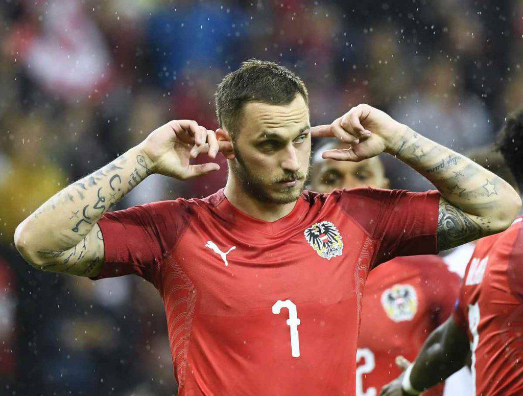 Arnautovic, miglior bomber in attività dell'Austria