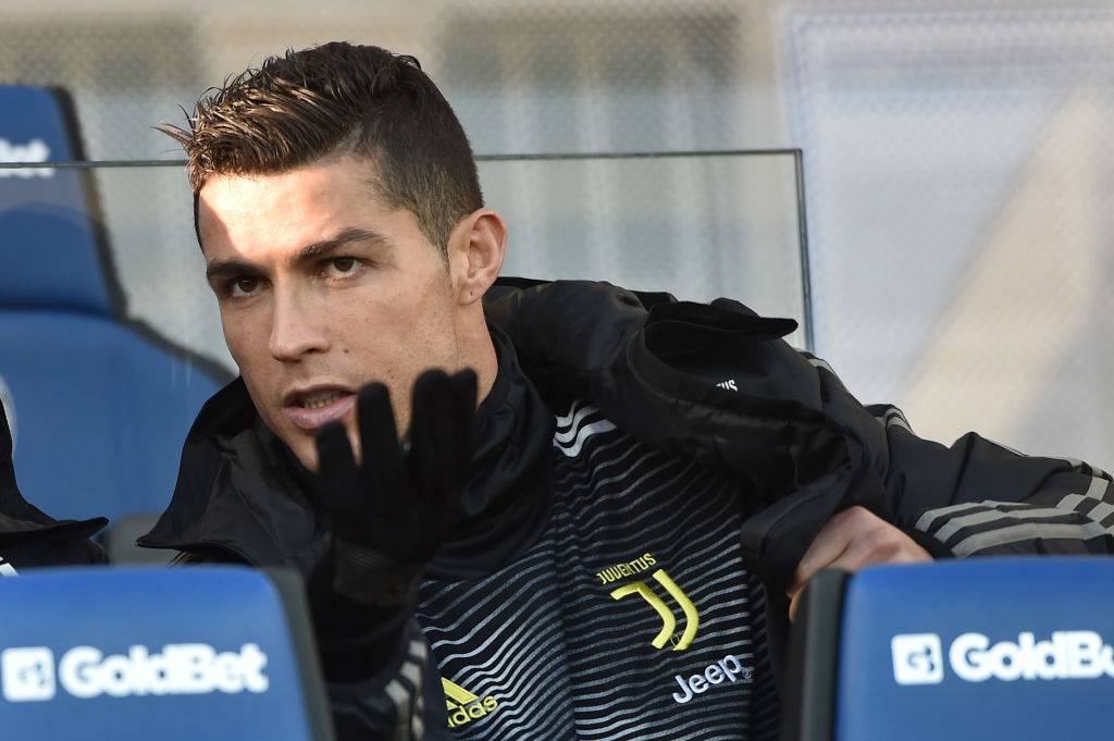 Cristiano Ronaldo in panchina