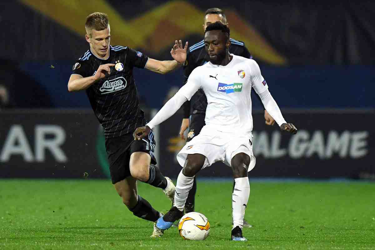 Dani Olmo (in maglia nera), regista della Dinamo Zagabria