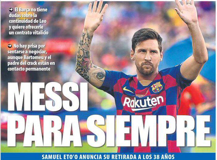 Messi per sempre sul Mundo Deportivo