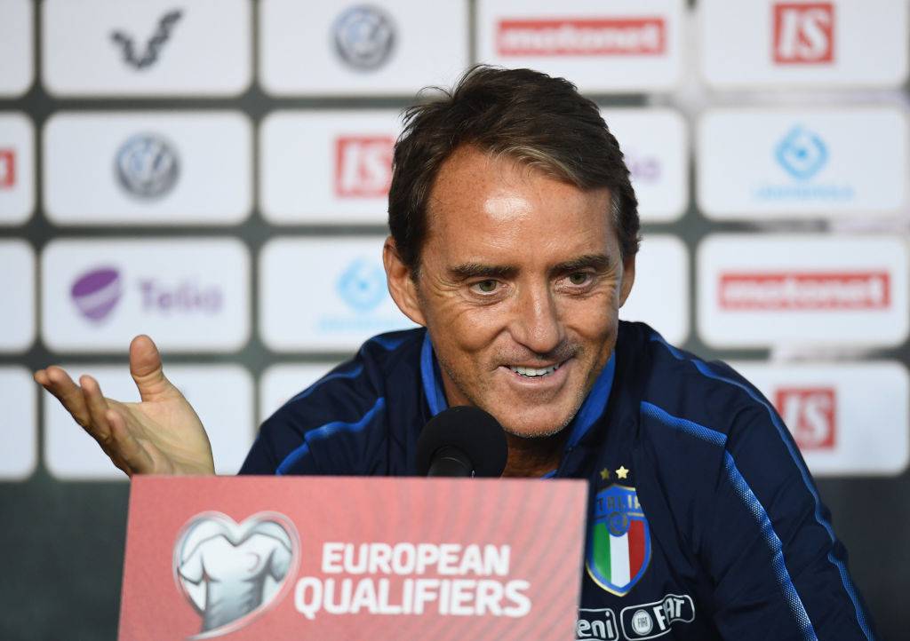 Il ct della Nazionale Roberto Mancini