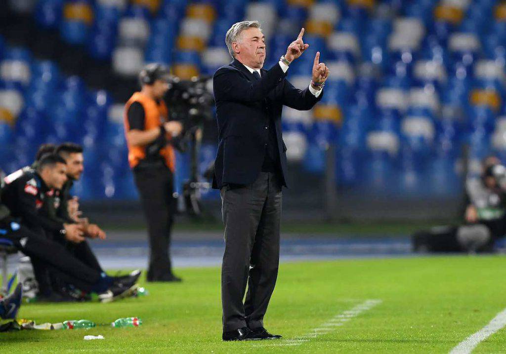 Ancelotti nel post partita contro l'Atalanta