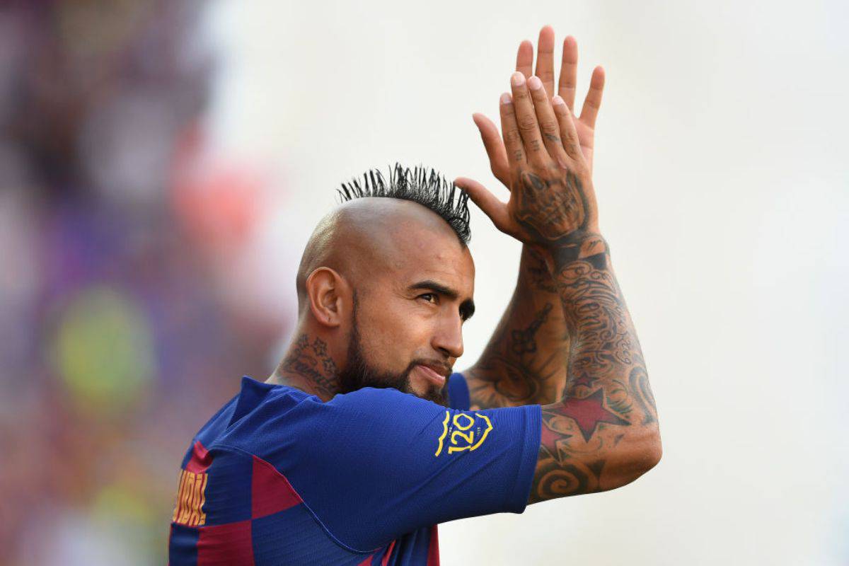 Arturo Vidal Champions Barcellona Inter Juventus 