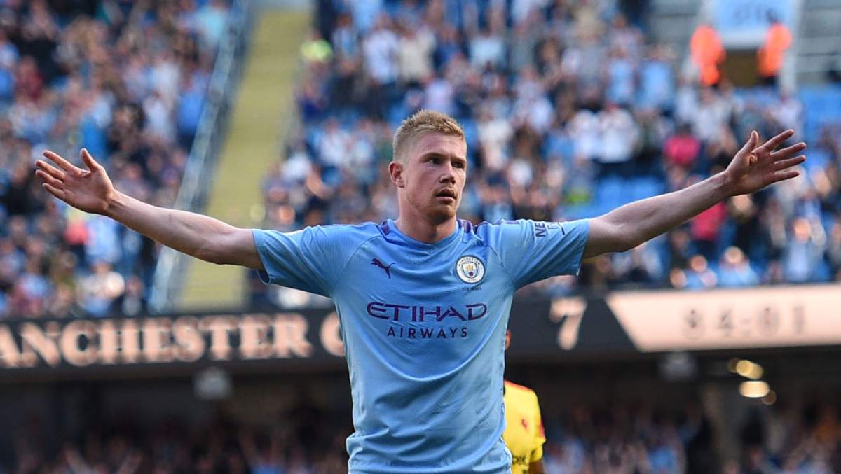 Kevin De Bruyne, miglior centrocampista per gol e assist in Europa 