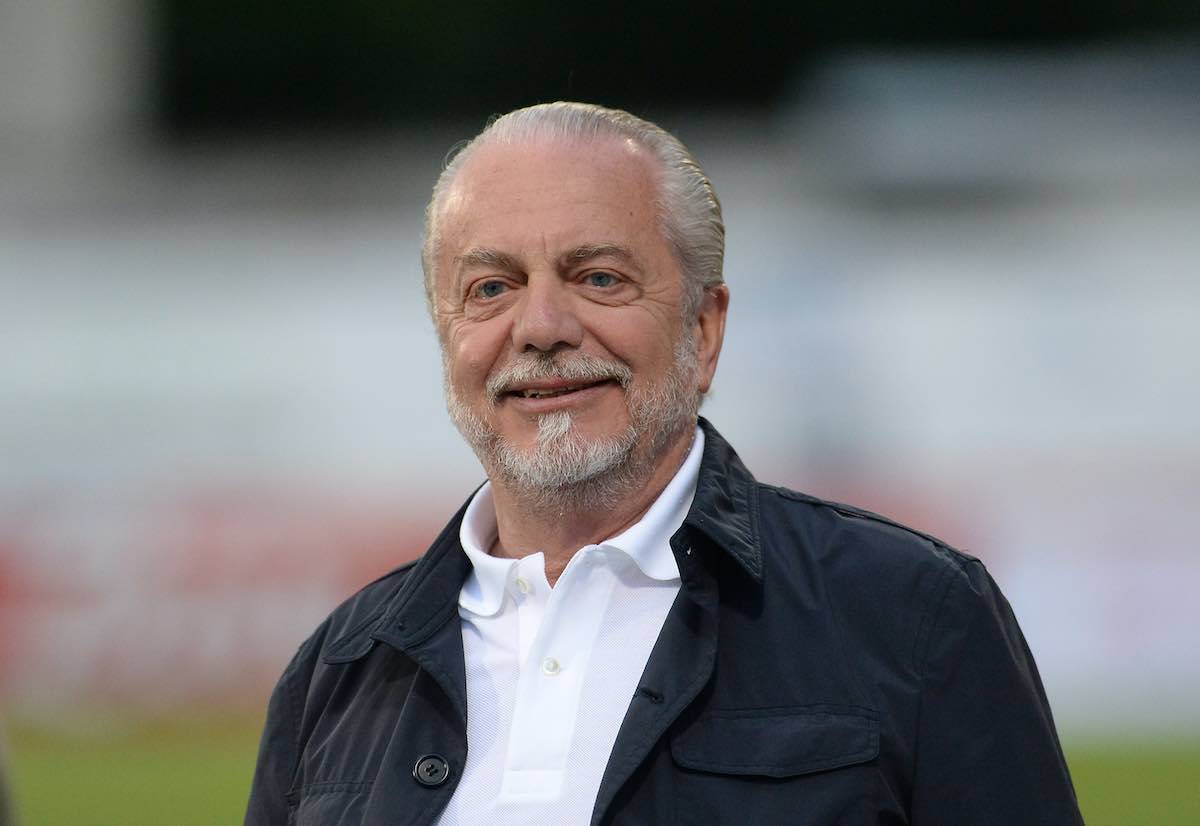 Il presidente del Napoli Aurelio De Laurentiis