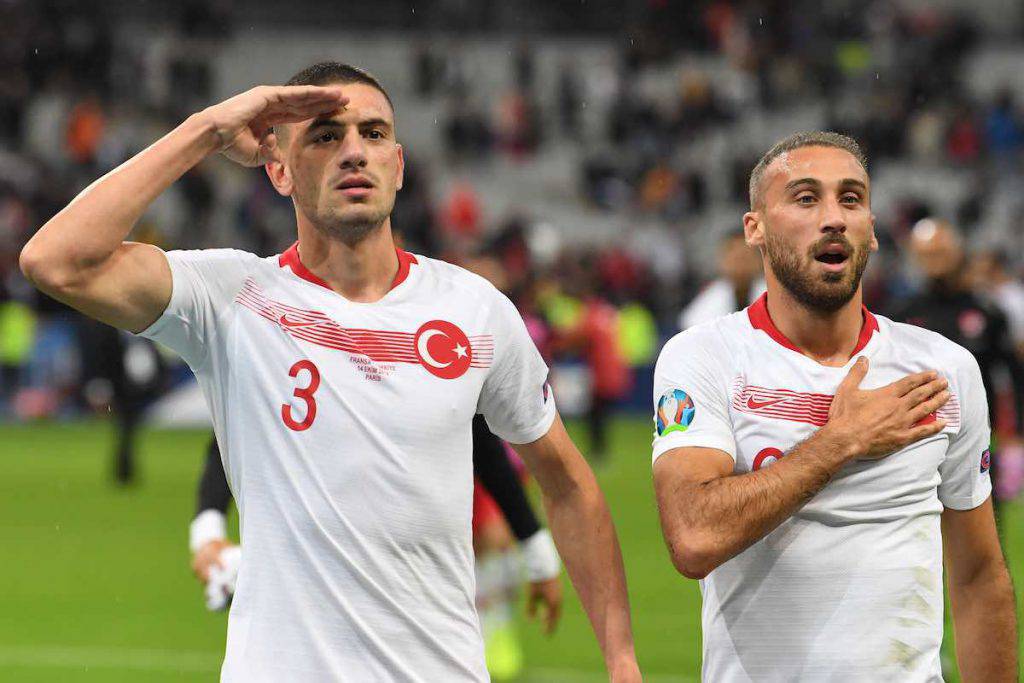 Demiral saluto militare dopo il gol