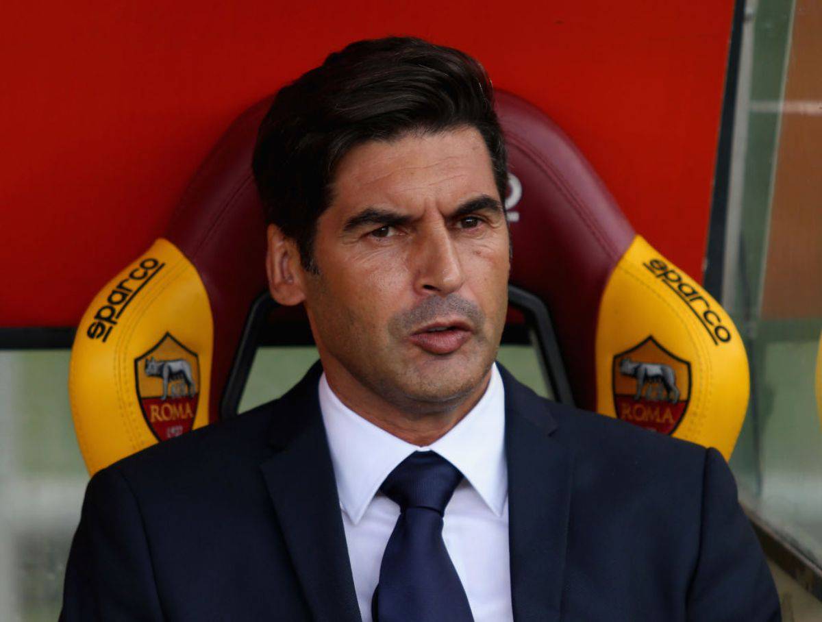 Paulo Fonseca conferenza stampa Roma-Borussia Monchengladbach