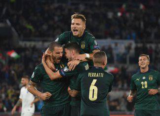 Italia-Grecia 2-0, azzurri qualificati agli Europei 2020 con i gol di Jorginho e Bernardeschi
