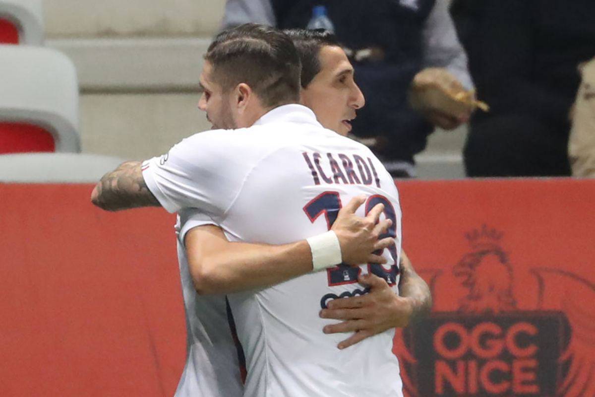 Ligue 1, Nizza-Psg 1-2, Di Maria e Mbappè: i parigini volano. Icardi, assist pregevole