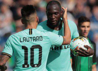 Sassuolo-Inter 3-4: doppiette Lukaku e Lautaro ma che brividi nel finale