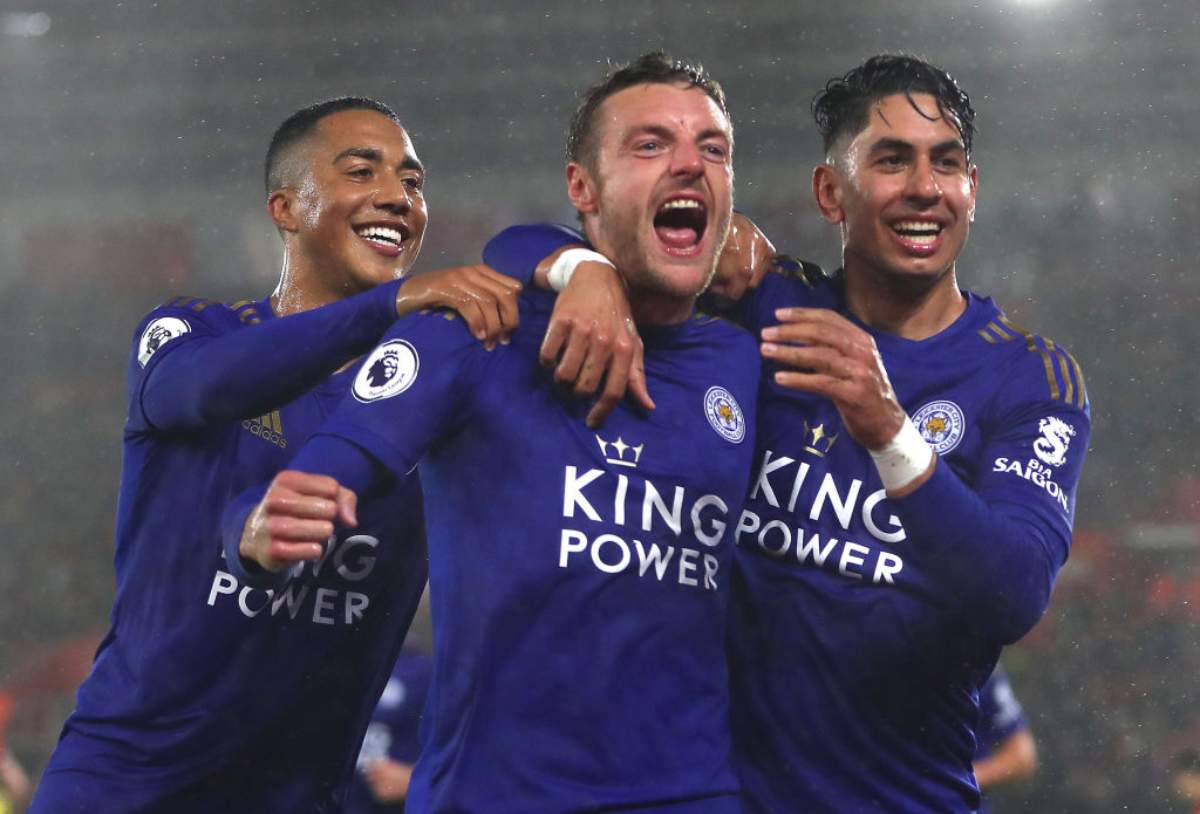 Leicester da favola. 9 reti al Southampton e secondo posto