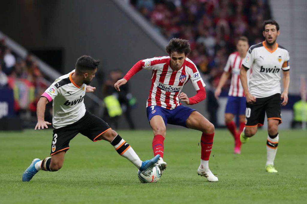 Joao Felix infortunato contro il Valencia