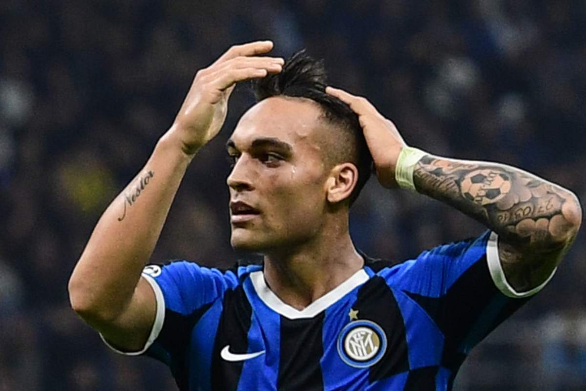 Lautaro Martinez autore di un gol in Inter-Borussia Dortmund 