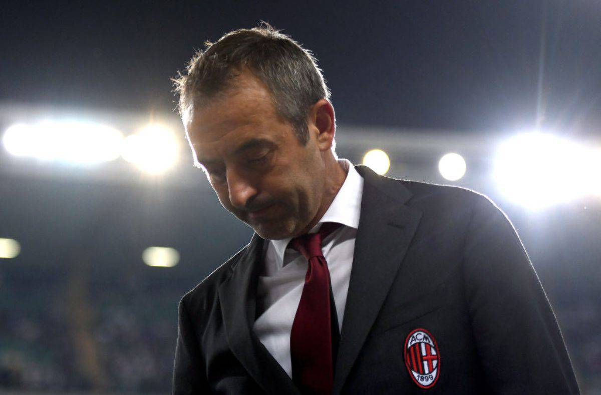 Marco Giampaolo rischia l'esonero dal Milan