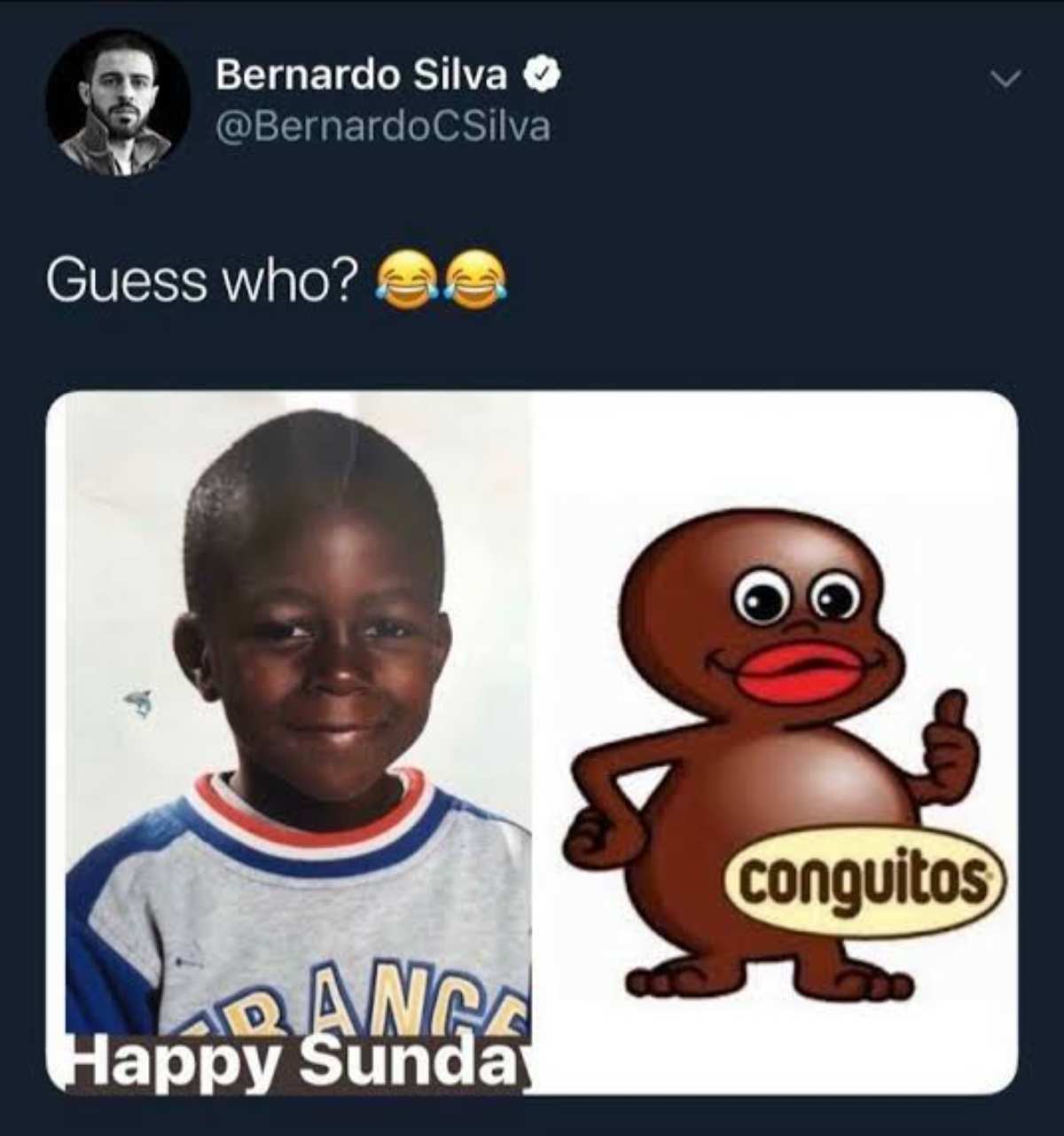 Il tweet di Bernardo Silva su Benjamin Mendy 