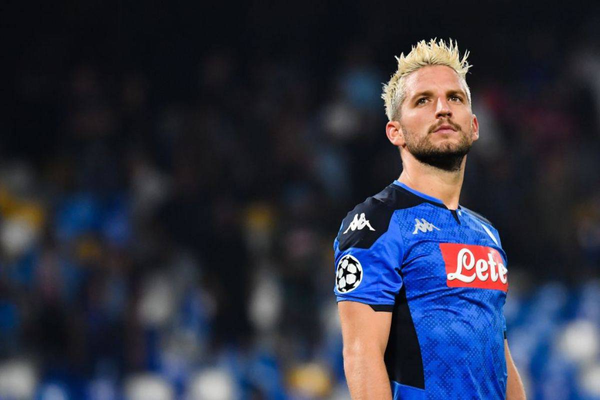 Dries Mertens è in scadenza di contratto col Napoli