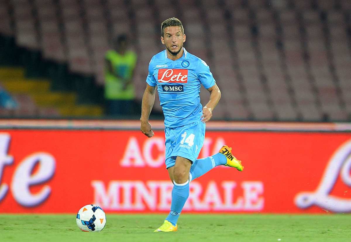 Dries Mertens nel suo primo anno al Napoli 