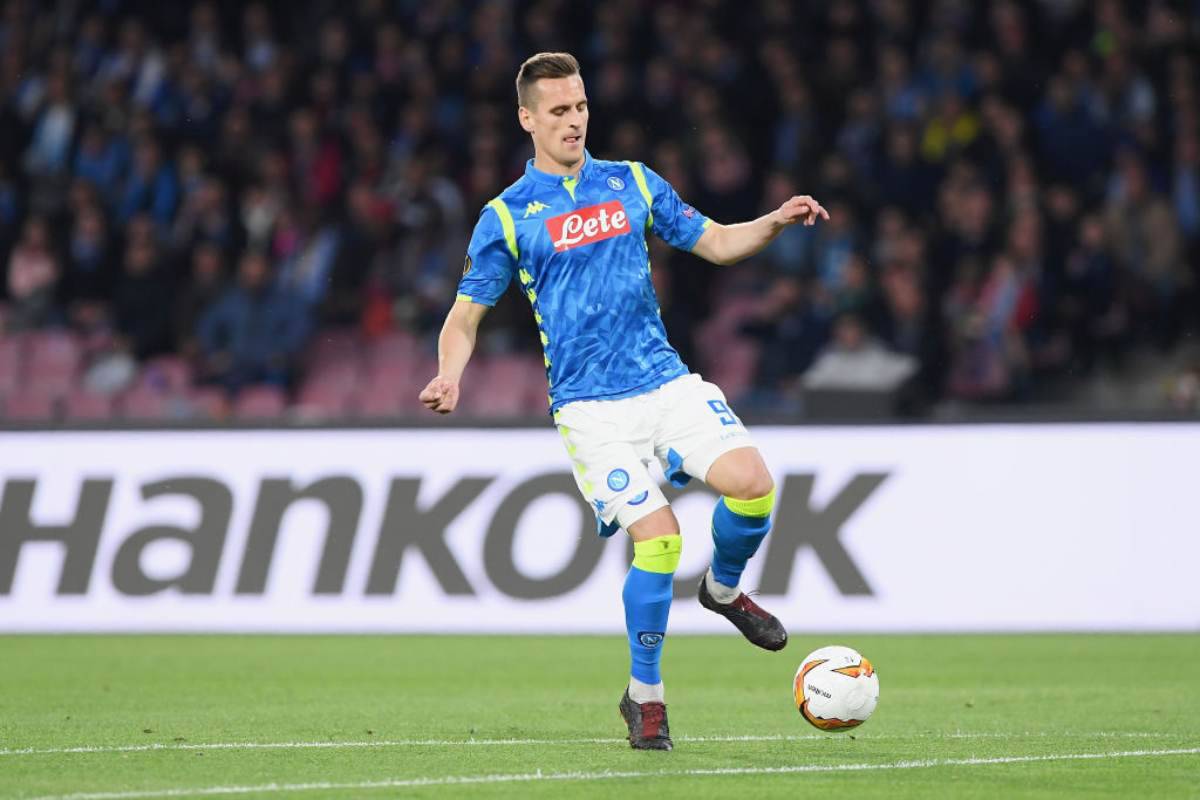 Milik titolare in Genk-Napoli 