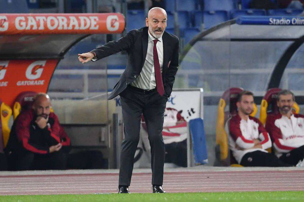 Pioli nel post gara contro la Roma