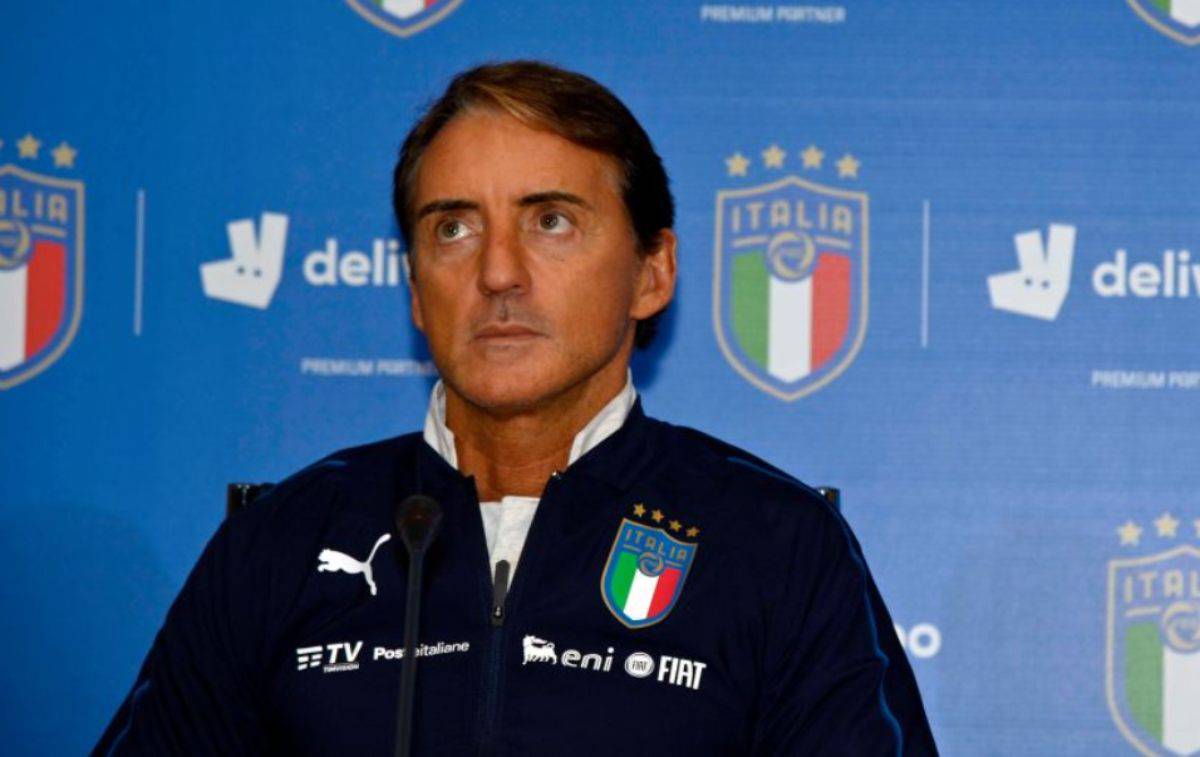 Mancini conferenza stampa Italia-Grecia